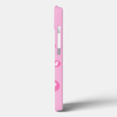 Coques Case-Mate iPhone Capa IPhone Padrão de Corações Rosa (Verso / Gauche)