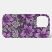 Coques Case-Mate iPhone Capa para celular lírios e renda design  (Verso (horizontal))