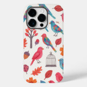 Coques Case-Mate iPhone Capa para celular Pássaros e Flores DESING (Verso)