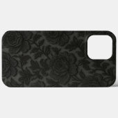 Coques Case-Mate iPhone CAPA PARA CELULAR Renda floral em preto desing (Verso (horizontal))