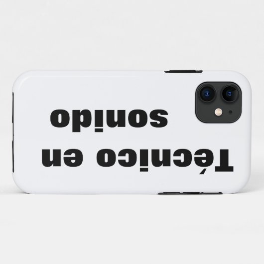 Coques Case-Mate iPhone Capa para iphone técnico en sonido (Dos (Horizontal))