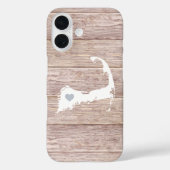 Coques Case-Mate iPhone Cape Cod Silhouette Rustique Look Bois (Verso)