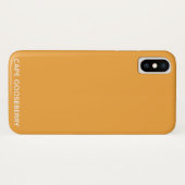 Coques Case-Mate iPhone Cape Gooseberry yellow color name (Dos (Horizontal))