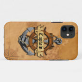 Coques Case-Mate iPhone Capitaine Anchor et roue (Dos (Horizontal))