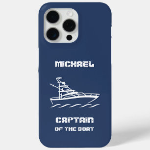 Coque iPhone 15 Pro Max Capitaine du bateau (personnalisable)