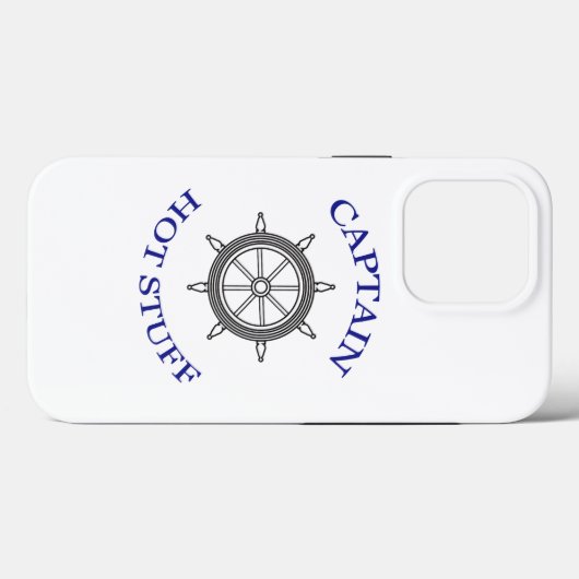 Coques Case-Mate iPhone "Capitaine Hot Stuff" (Verso (horizontal))