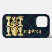 Coques Case-Mate iPhone Capitale décorative botanique médiévale H (Verso (horizontal))