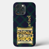 Coques Case-Mate iPhone Capitale décorative botanique médiévale M (Verso)