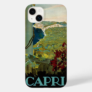Coques Pour iPhone Capri, Italie, Poster Vintage voyage Art Italia