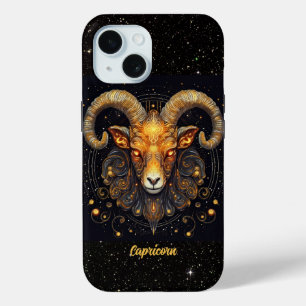 Coque Pour iPhone 15 Capricorne Zodiac Astrologie déc./janv. Anniversai
