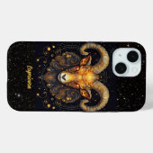 Coques Case-Mate iPhone Capricorne Zodiac Astrologie déc./janv. Anniversai (Verso (horizontal))