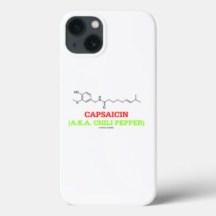 Case-Mate iPhone Case Capsaicine (A.K.A Chili Pepper) Molécule chimique