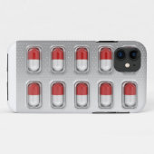Coques Case-Mate iPhone Capsules dans le habillage transparent (Dos (Horizontal))
