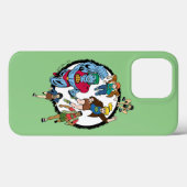 Coques Case-Mate iPhone Captain Planet et les Planétètres Cercle Graphic (Verso (horizontal))