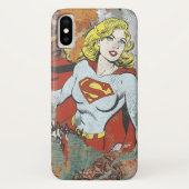 Coques Case-Mate iPhone Capteurs de bande dessinée Supergirl 2 (Dos)
