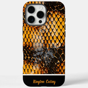 Coques iPhone 16 Pro Max Captivant les motifs de serpent dans la nature