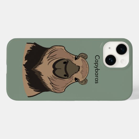 Coques Case-Mate iPhone Capybara (Verso (horizontal))