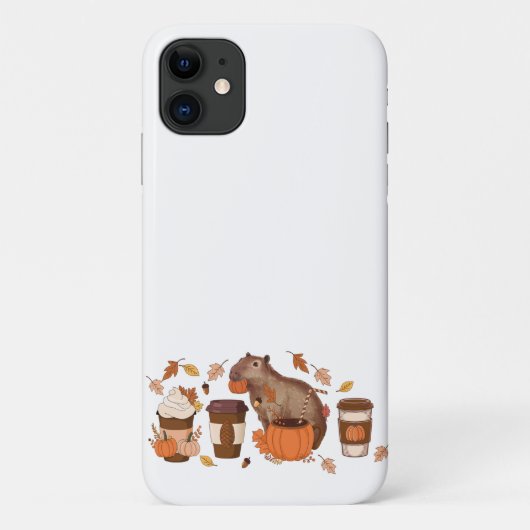 Coques Case-Mate iPhone Capybara Automne (Dos)
