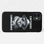 Coques Case-Mate iPhone Capybara avec lunettes de soleil Capy Commander (Dos (Horizontal))