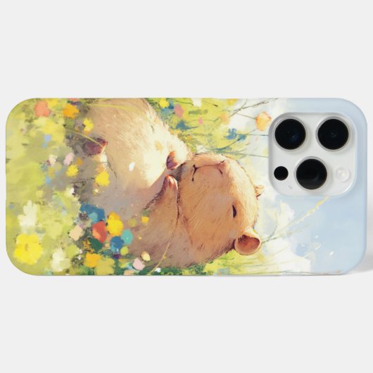 Coques Case-Mate iPhone Capybara Chill (Verso (horizontal))