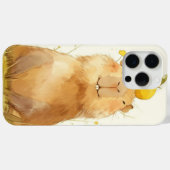 Coques Case-Mate iPhone Capybara Orange Vous Êtes Heureux (Verso (horizontal))