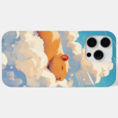Coques Case-Mate iPhone Capybara rêver dans les nuages (Verso (horizontal))