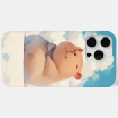 Coques Case-Mate iPhone Capybara se détendant sur un nuage (Verso (horizontal))