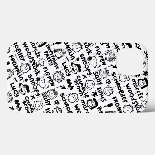 Coques Case-Mate iPhone Caractères arachide Motif Graffiti (Verso (horizontal))
