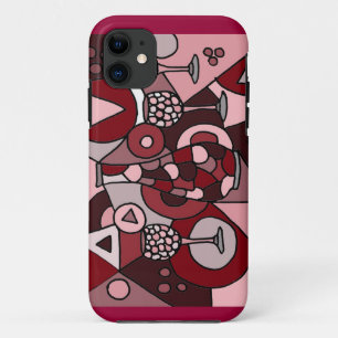 Coques Pour iPhone Carafe fabuleuse de vin et art abstrait en verre