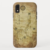 Coques Case-Mate iPhone Caraïbes - ancienne carte... (Dos)