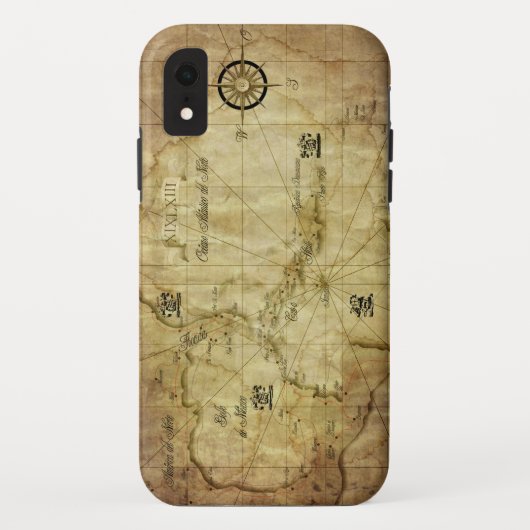 Coques Case-Mate iPhone Caraïbes - ancienne carte... (Dos)