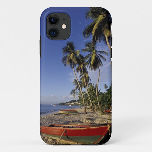 Coques Case-Mate iPhone CARAÏBES, Grenade, St. George, Bateaux sur palmier (Dos)