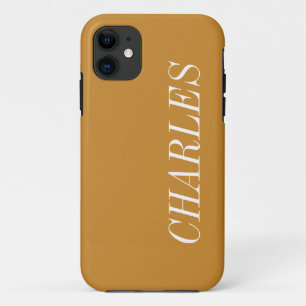 Case-Mate iPhone Case Caramel Latte couleur solide   Nom minimal