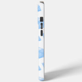 Coques Case-Mate iPhone Carat diamant bleu brillant (Verso / Gauche)