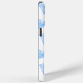 Coques Case-Mate iPhone Carat diamant bleu brillant (Verso / Droite)