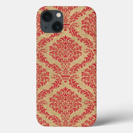 Coques Case-Mate iPhone Cardinal Parisian Moods Damask (Verso)