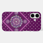 Coques Case-Mate iPhone Cardinal Red Rosace (Verso (horizontal))