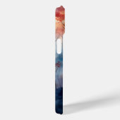 Coques Case-Mate iPhone Cardinaux rouges dans une forêt brumeuse (Verso / Droite)