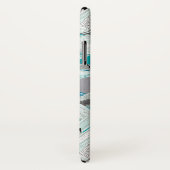 Coques Case-Mate iPhone caribou bleu (Dos/Droite)