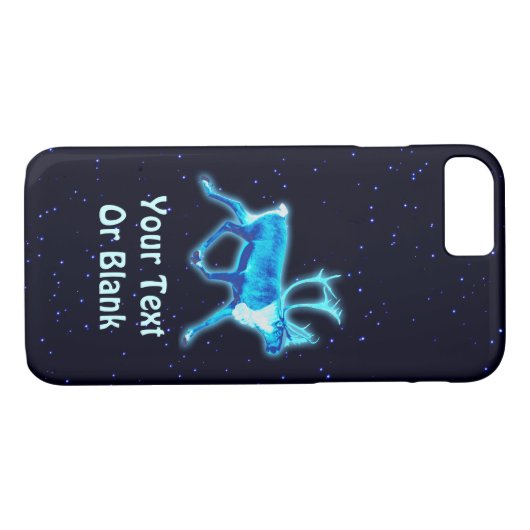 Coques Case-Mate iPhone Caribou bleu (rennes) (Dos (Horizontal))