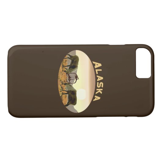 Coques Case-Mate iPhone Caribou Duel - Alaska (Dos (Horizontal))