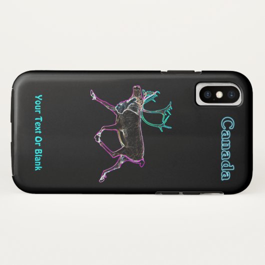 Coques Case-Mate iPhone Caribou électrique - Canada (Dos (Horizontal))