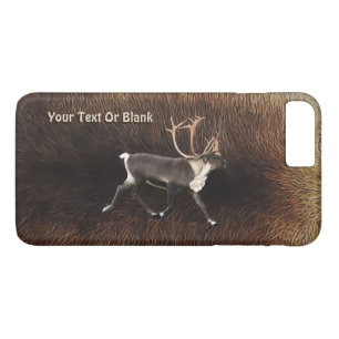Coque iPhone 8 Plus/7 Plus Caribou mâle (Renne)