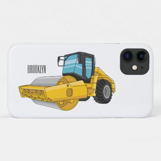 Coques Case-Mate iPhone Caricature à rouleaux de route (Dos (Horizontal))