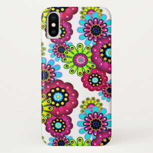 Case-Mate iPhone Case Caricature amusante Abstraite fleurs fleuris enfan
