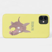 Coques Case-Mate iPhone Caricature amusante de Aardvark (Dos (Horizontal))