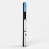 Coques Case-Mate iPhone Caricature amusante du tueur Snowman (Dos/Droite)