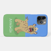 Coques Case-Mate iPhone Caricature amusante hyena riant illustration (Dos (Horizontal))