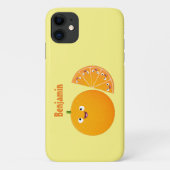 Coques Case-Mate iPhone Caricature d'agrumes d'orange (Dos)
