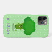 Coques Case-Mate iPhone Caricature de brocoli dansant Cute kawaii (Dos (Horizontal))